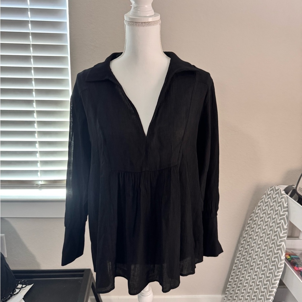 Zara Black Blouse for Women